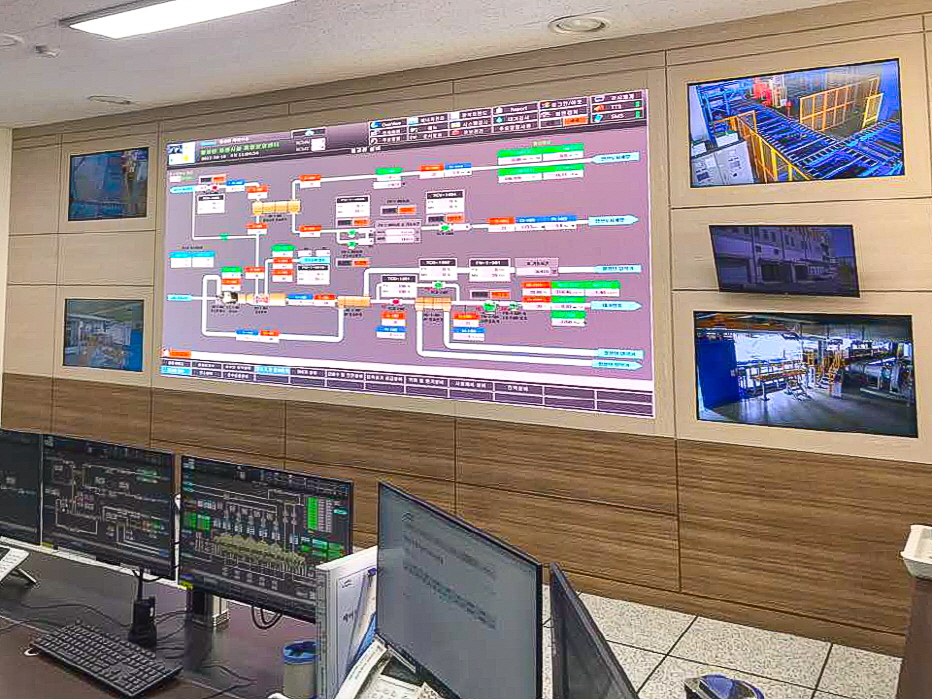 환경에너지센터 활성탄재생시설 중앙제어실 LED 스크린-02