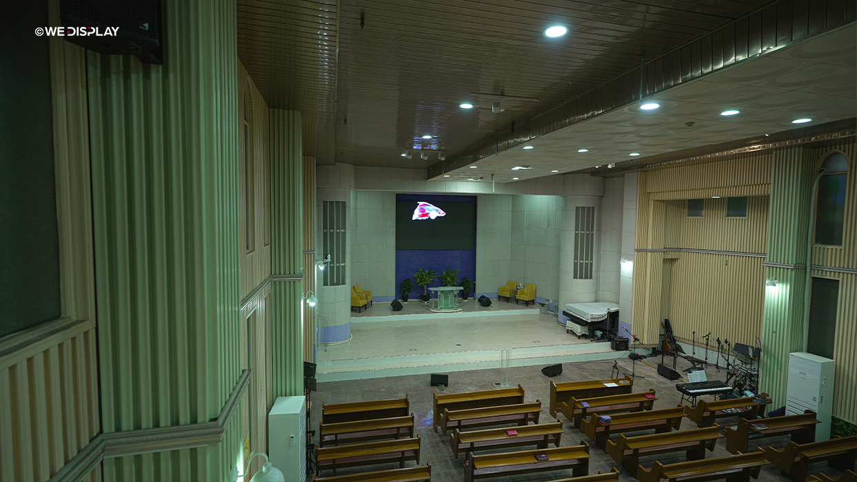 광주평화교회 예배당 본당 LED 스크린-05
